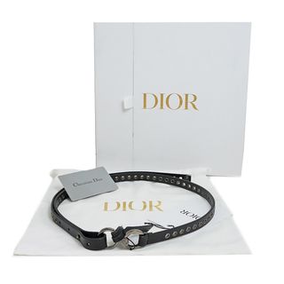 DIORディオール　ベルト　レースアップ編み込み　70