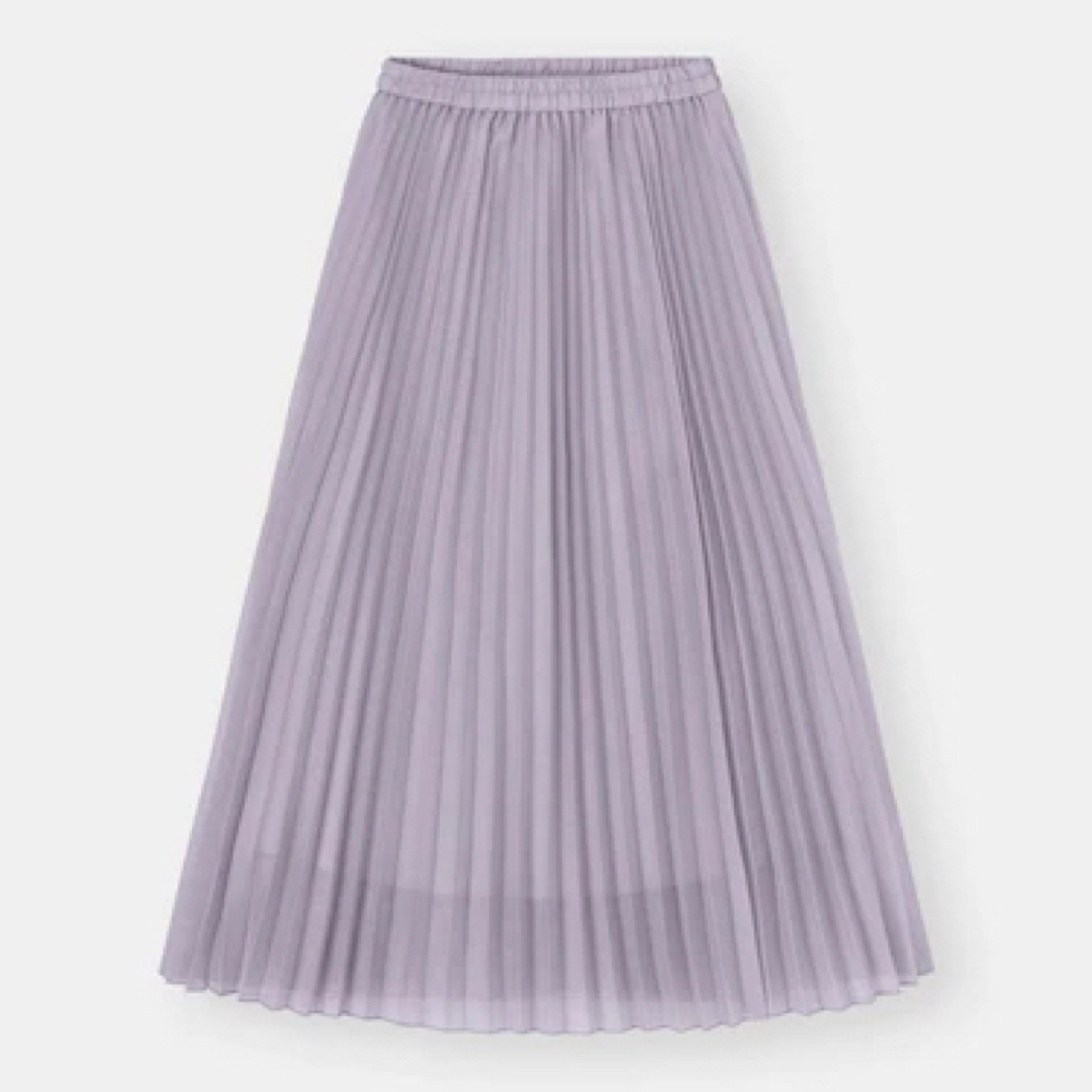 GU(ジーユー)の【もこ様専用】GU ジーユー オーガンジープリーツスカート Sサイズ レディースのスカート(ロングスカート)の商品写真