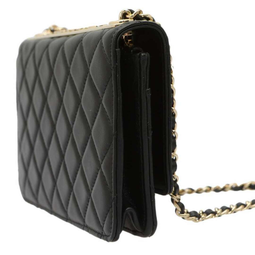 CHANEL - シャネル 長財布 マトラッセ ロゴプレート チェーン