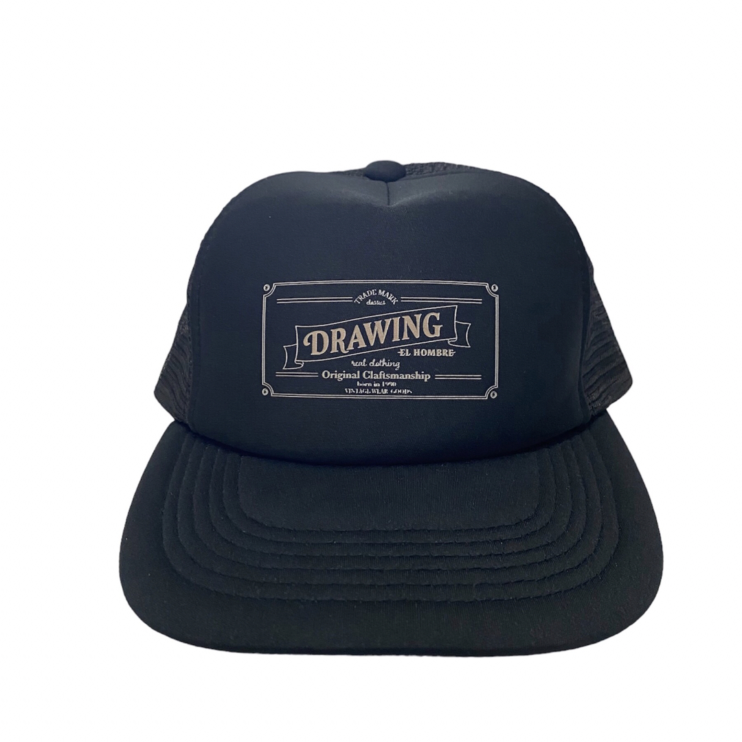 NEIGHBORHOOD(ネイバーフッド)のDrawing クラシックロゴ メッシュ キャップ ブラック ネイバーフッド メンズの帽子(キャップ)の商品写真