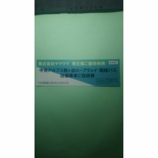 駒ヶ岳ロープウェイ＋路線バス 往復乗車招待券 有効期限2024年12月31日(その他)