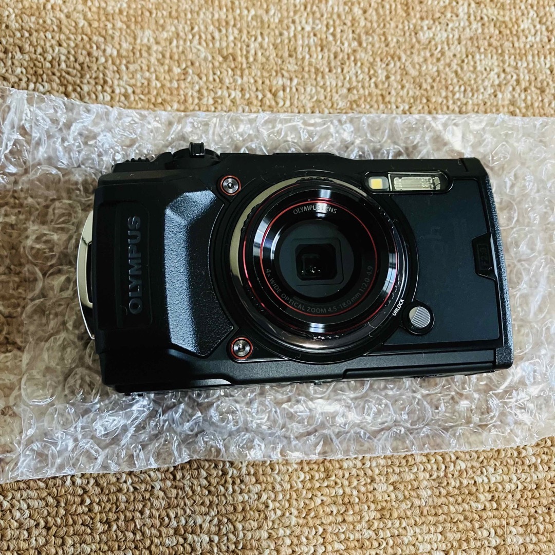 OLYMPUS(オリンパス)のOLYMPUS デジタルカメラ TG TG-6 BLACK スマホ/家電/カメラのカメラ(コンパクトデジタルカメラ)の商品写真