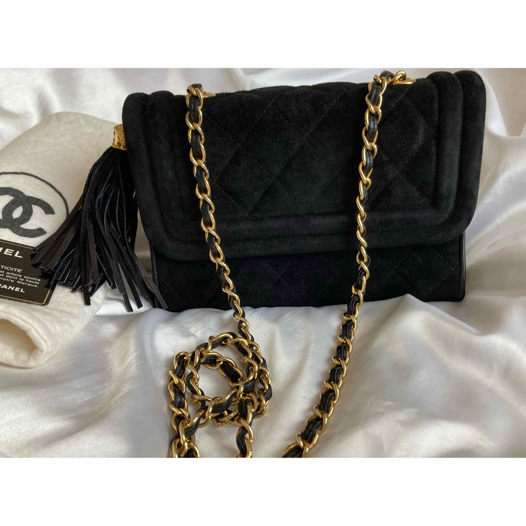 CHANEL(シャネル)のc-すい様専用CHANEL シャネル　ミニマトラッセ フリンジ  チェーンバッグ レディースのバッグ(ショルダーバッグ)の商品写真