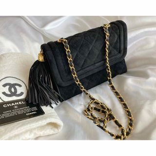 シャネル(CHANEL)のc-すい様専用CHANEL シャネル　ミニマトラッセ フリンジ  チェーンバッグ(ショルダーバッグ)