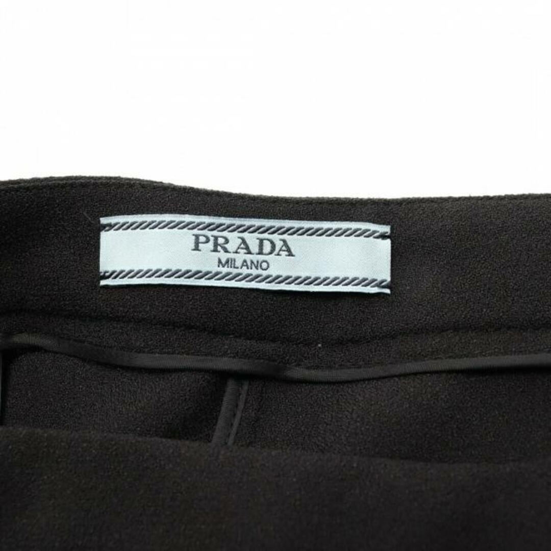 PRADA(プラダ)の パンツ ブラック 裾フリル レディースのパンツ(カジュアルパンツ)の商品写真