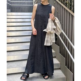 スピックアンドスパン リネン マキシワンピース/ロングワンピース