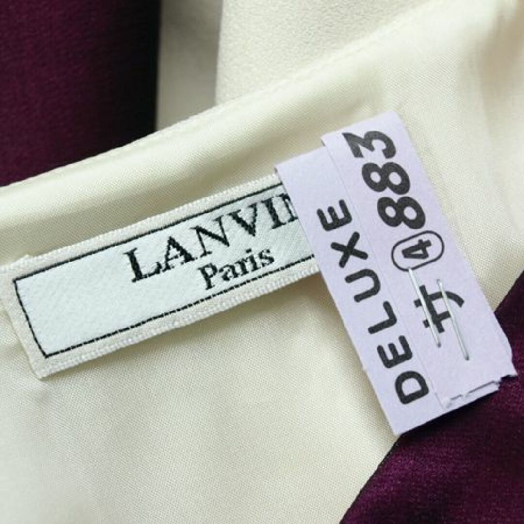 LANVIN(ランバン)のランバン・正規品ワンピース◇T.34サイズ　一度のみ使用美品　高級クリーニング済 レディースのワンピース(ミニワンピース)の商品写真