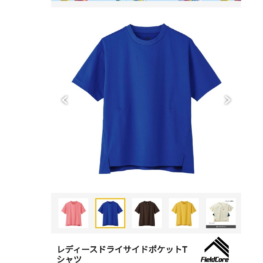 WORKMAN(ワークマン)のワークマン　ドライサイドポケットTシャツ レディースのトップス(Tシャツ(半袖/袖なし))の商品写真