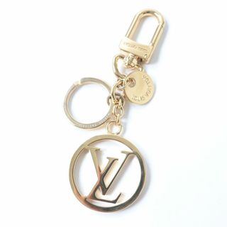 LOUIS VUITTON LOUIS VUITTON LV circle charm M68000 metal Gold Used unisex  Logo LV M68000