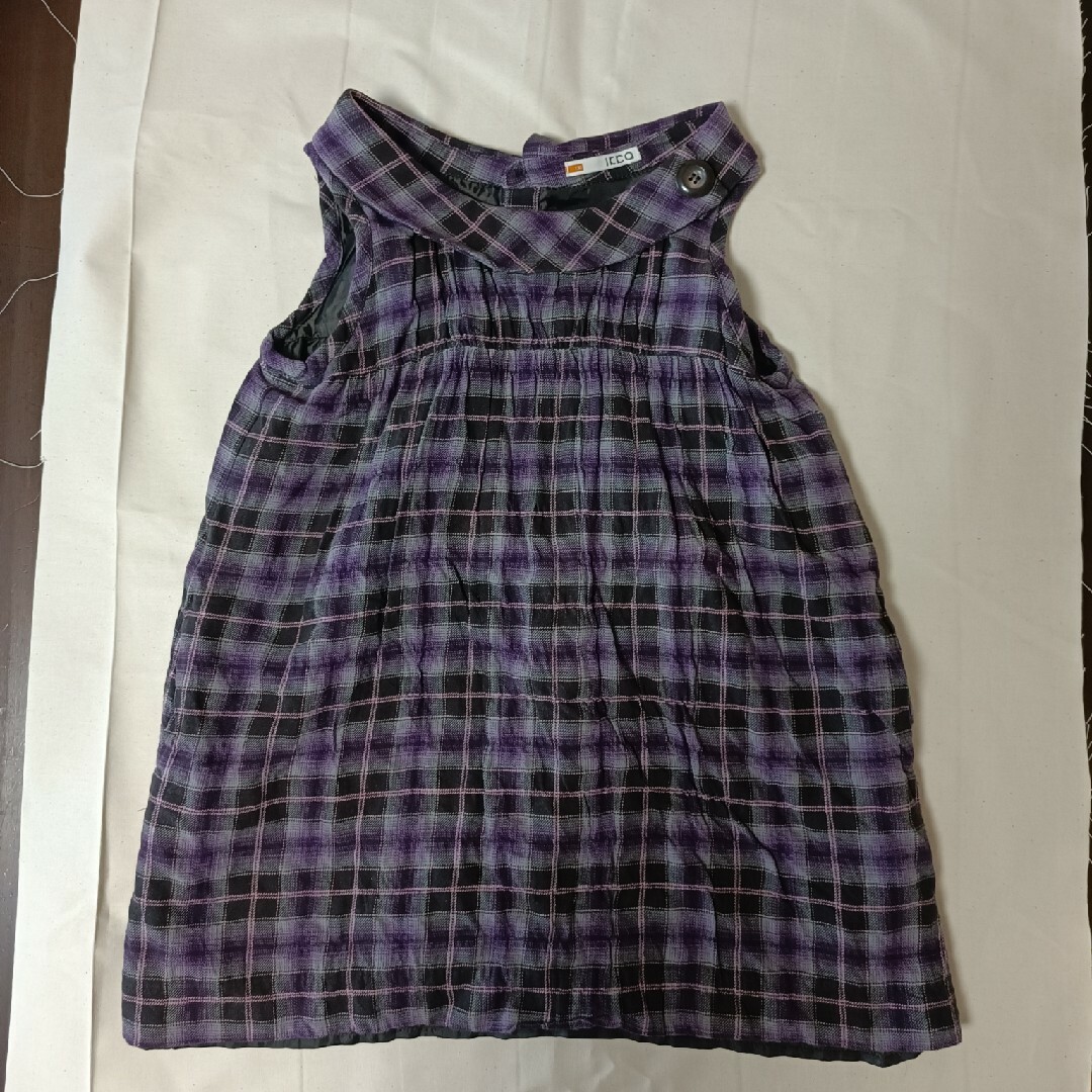 ikka(イッカ)のikka　ワンピース１３０cm キッズ/ベビー/マタニティのキッズ服女の子用(90cm~)(ワンピース)の商品写真