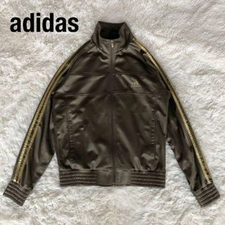 アディダス セットアップ/ジャージ (メンズ)(ゴールド/金色系)の通販