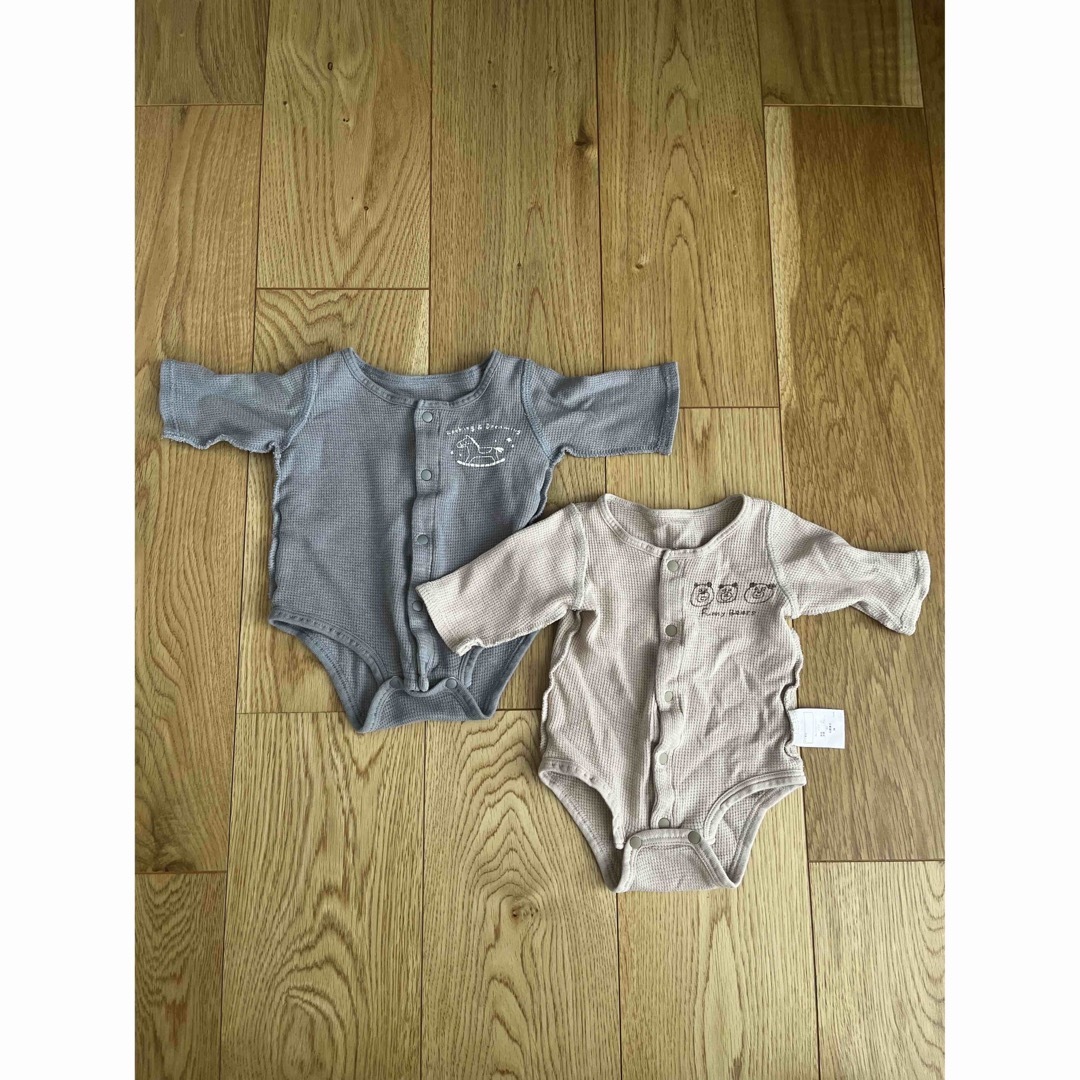 ベビー肌着（60サイズ）2枚セット キッズ/ベビー/マタニティのベビー服(~85cm)(肌着/下着)の商品写真