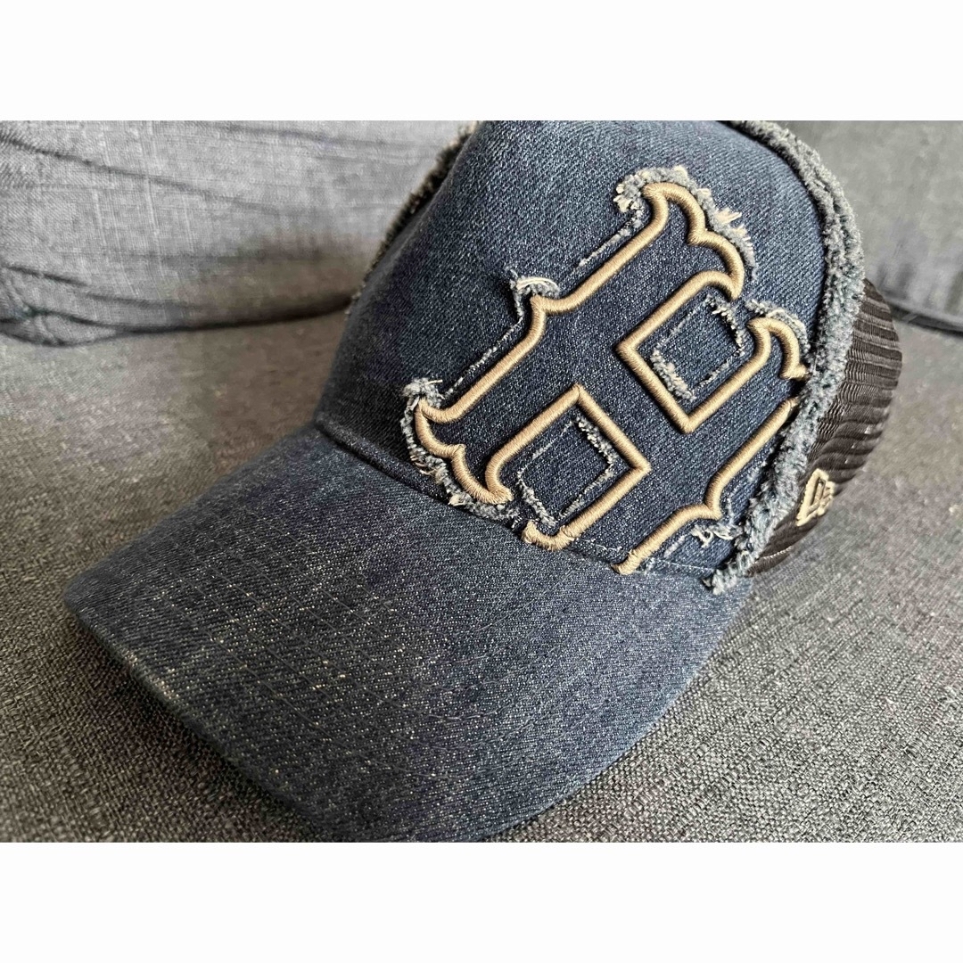 NEW ERA デニム メッシュキャップ 東洋カープ Hロゴ