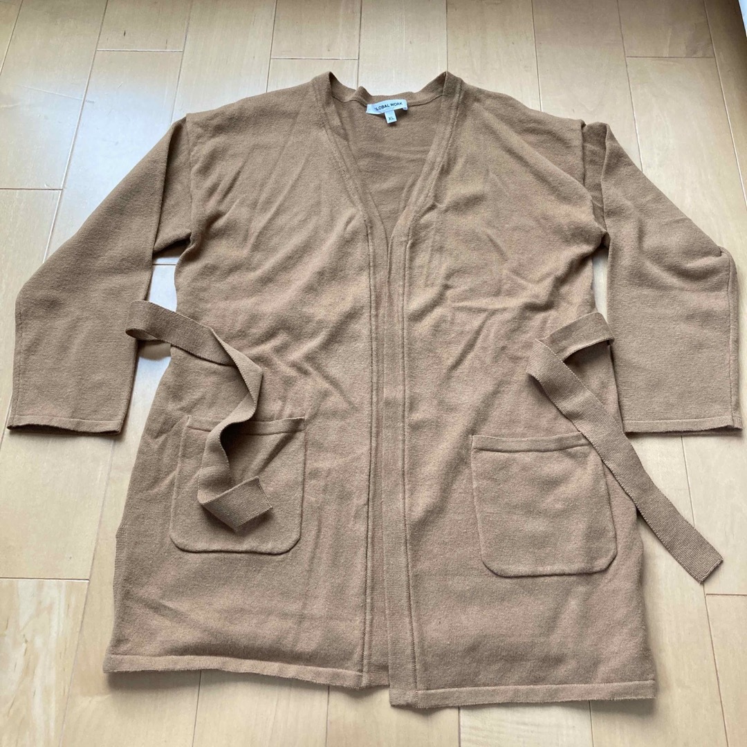 GLOBAL WORK(グローバルワーク)の(６２) GROBAL WORKロングカーディガン  キッズ/ベビー/マタニティのキッズ服女の子用(90cm~)(カーディガン)の商品写真