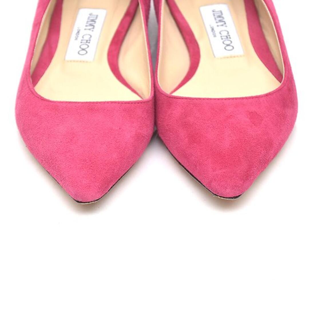 JIMMY CHOO - 美品♪ジミーチュウ スエード フラットシューズ パンプス