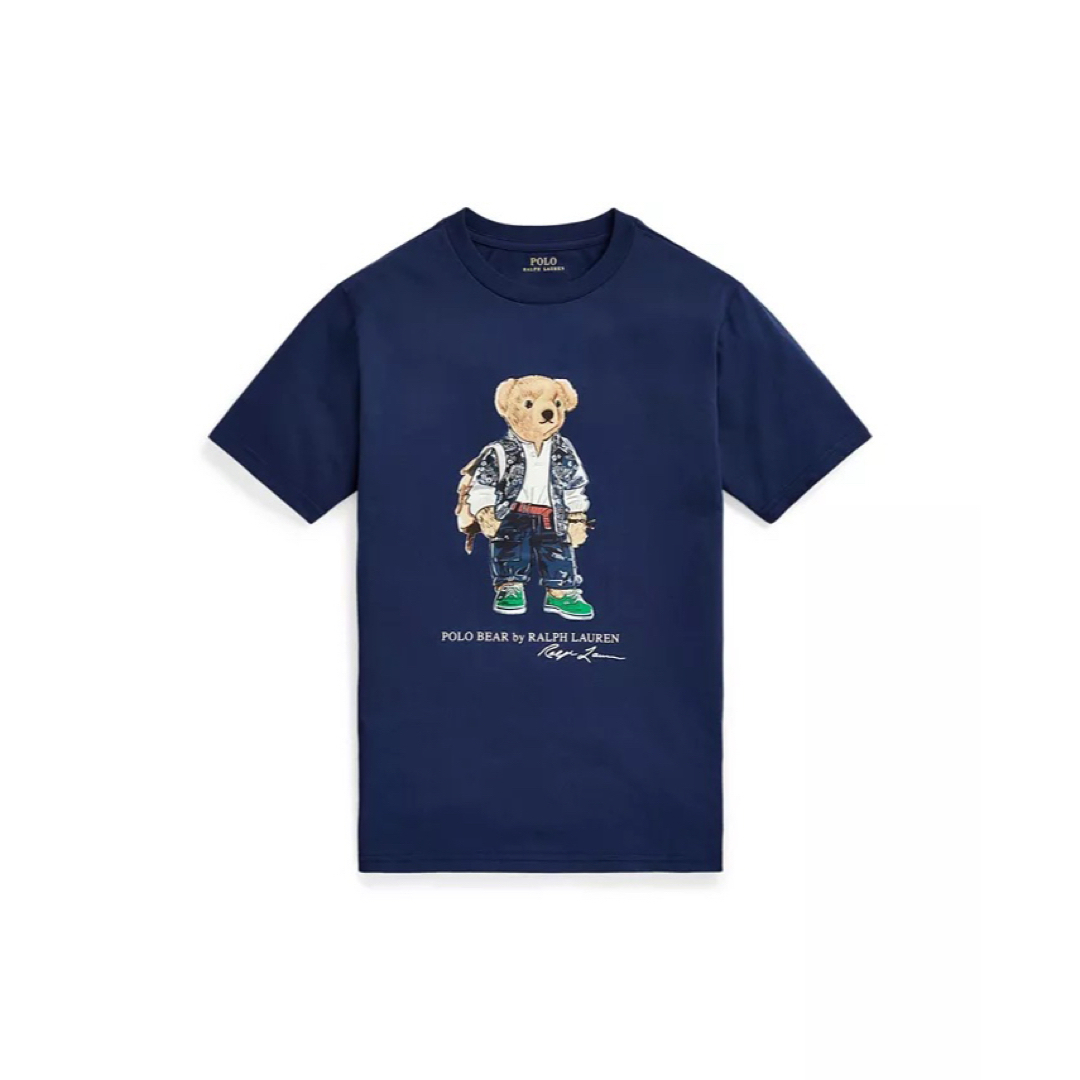 【新品】ラルフローレン ポロベア Tシャツ ネイビーブルー L