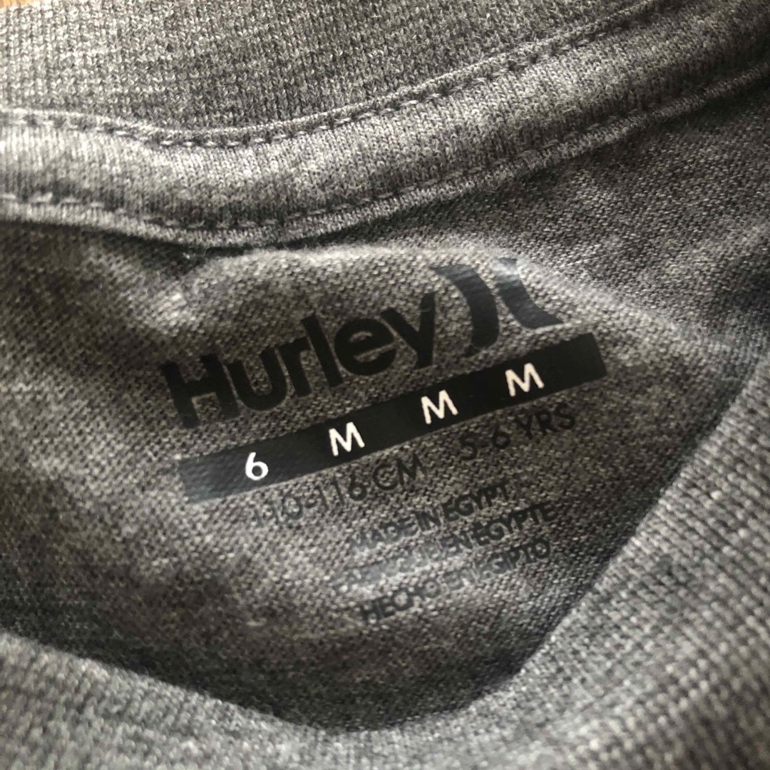 Hurley(ハーレー)のHurley新品ボーイズ用Tシャツ　グレー　110 120 兄弟コーデにも キッズ/ベビー/マタニティのキッズ服男の子用(90cm~)(Tシャツ/カットソー)の商品写真