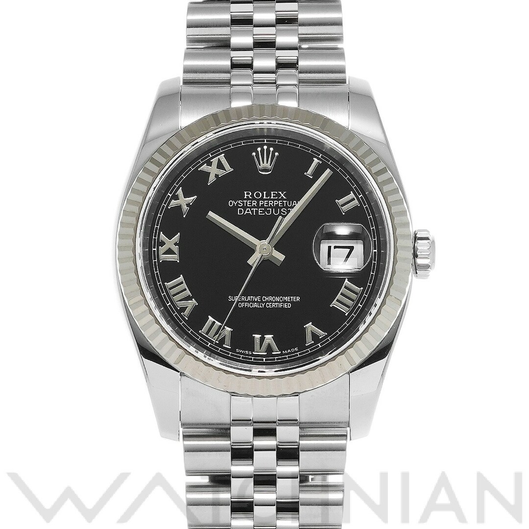 ロレックス ROLEX 116234 D番(2005年頃製造) ブラック メンズ 腕時計