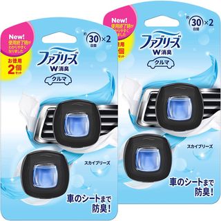 ピーアンドジー(P&G)の【4個セット】ファブリーズ 消臭芳香剤 車用 クリップ型イージークリップ 2mL(車内アクセサリ)