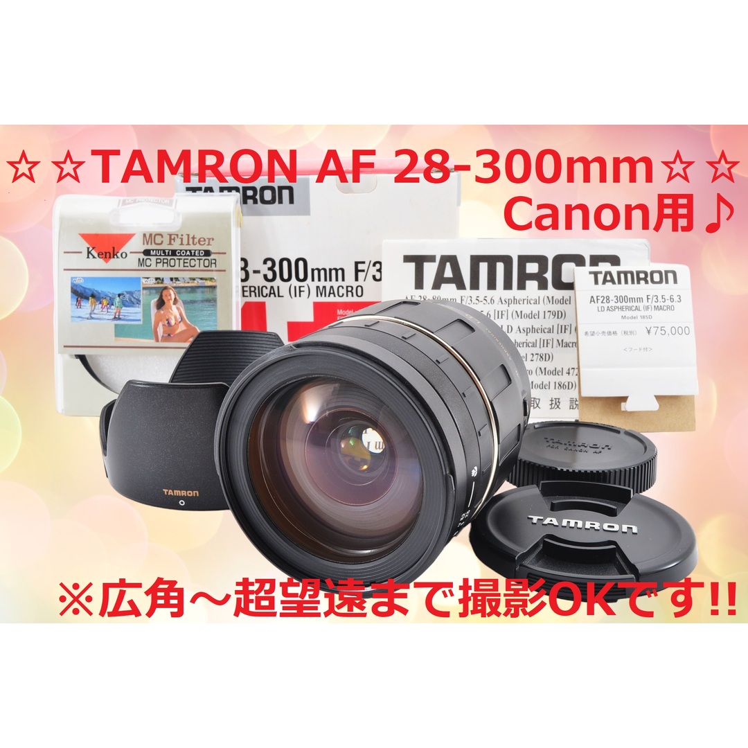 Canon - 美品 Canon キャノン 用 TAMRON LD 28-300mm #5960の通販 by