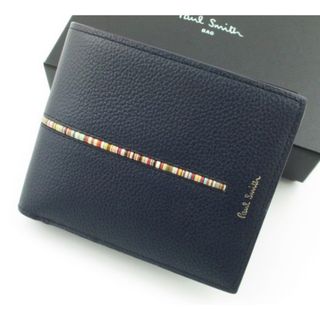 ポールスミス(Paul Smith)の☆ギフトに☆新品☆箱付 ポールスミス 人気マルチ 折り財布 ネイビー☆(折り財布)