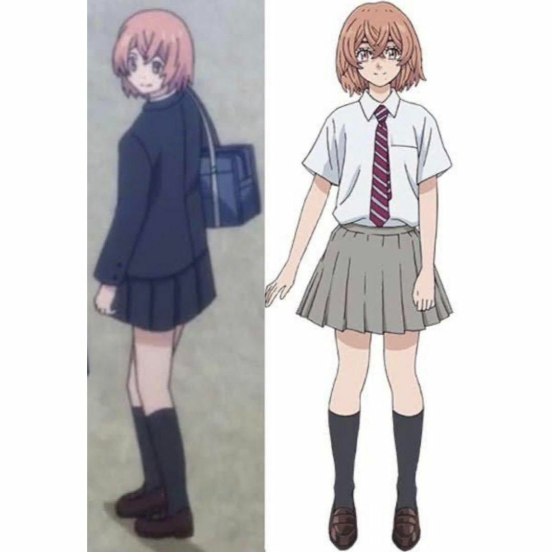 東京卍リベンジャーズ　女子コスプレ　制服5点セット　　橘日向 XL エンタメ/ホビーのコスプレ(衣装一式)の商品写真