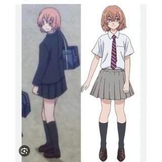 東京卍リベンジャーズ　女子コスプレ　制服5点セット　　橘日向   Ｌ(衣装一式)