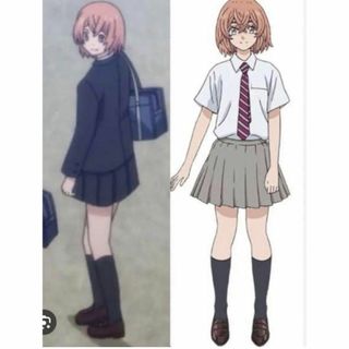 東京卍リベンジャーズ　女子コスプレ　制服5点セット　橘日向 Ｍ(衣装一式)