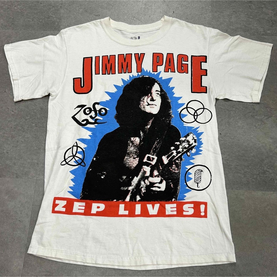 VINTAGEヴィンテージ ジミー・ペイジ レッド・ツェッペリン バンドTシャツ | フリマアプリ ラクマ