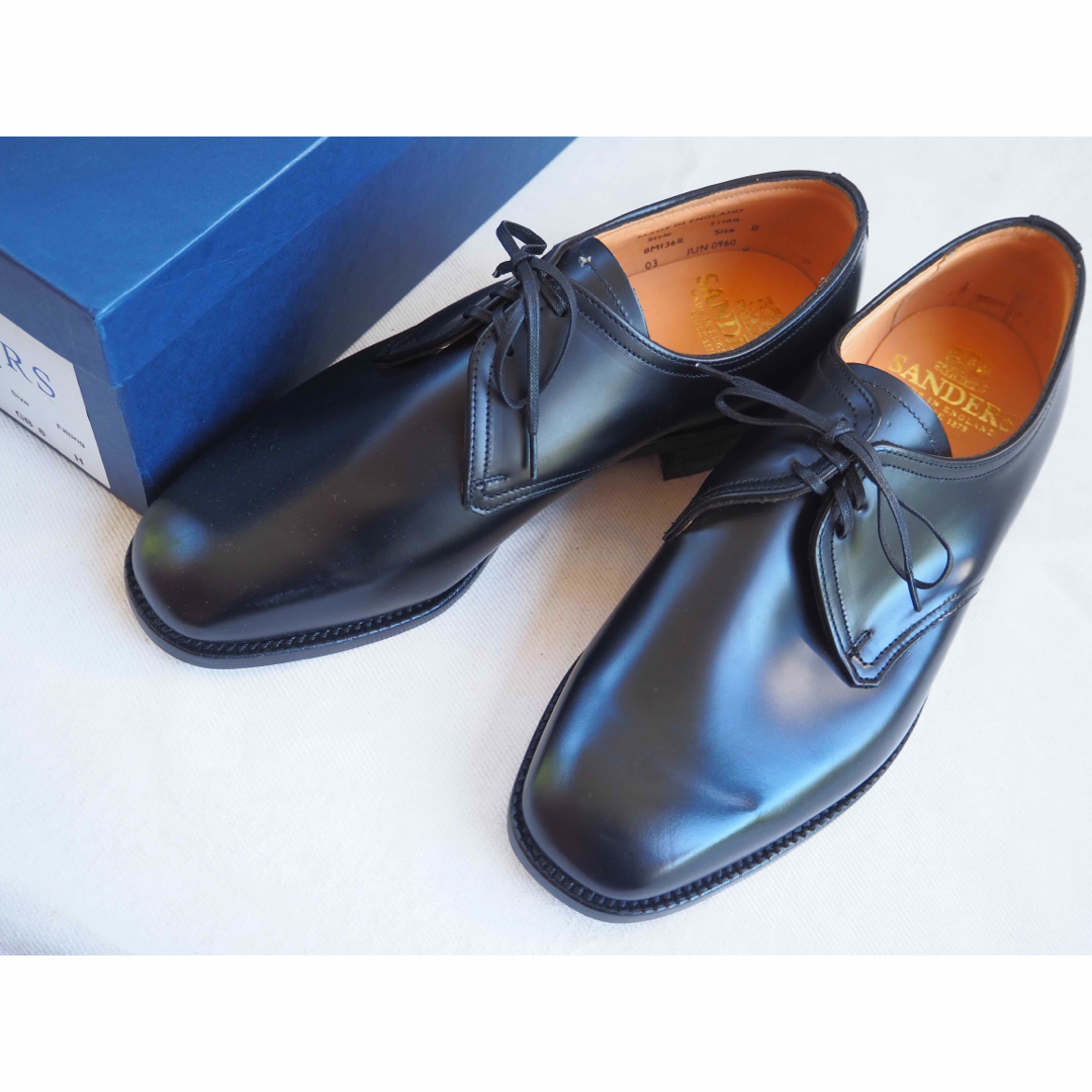 Sanders Plain Toe blucher w/BOX