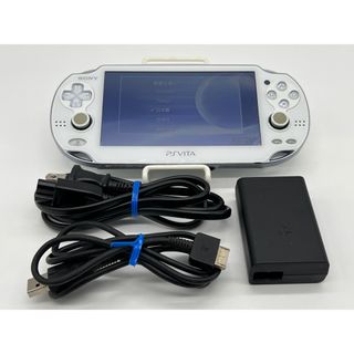 プレイステーションヴィータ(PlayStation Vita)の【液晶美品】PlayStation Vita PCH-1000 ホワイト PS(携帯用ゲーム機本体)