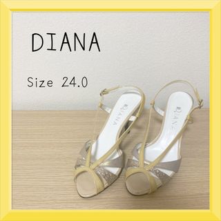 ダイアナ(DIANA)のサンダル ゴールド(サンダル)