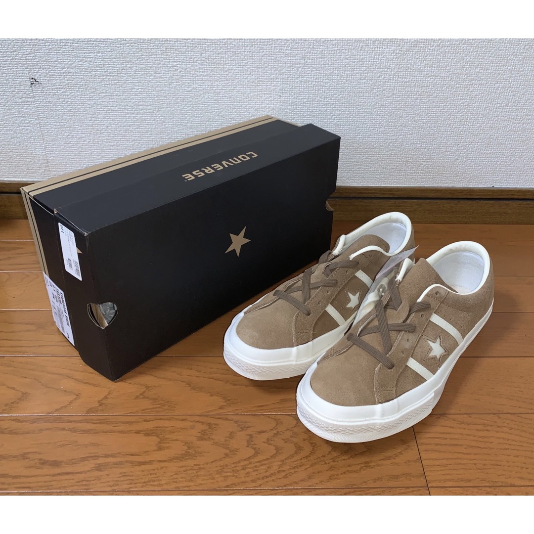 28cm 新品 CONVERSE STAR&BARS SUEDE ブラウン 茶色