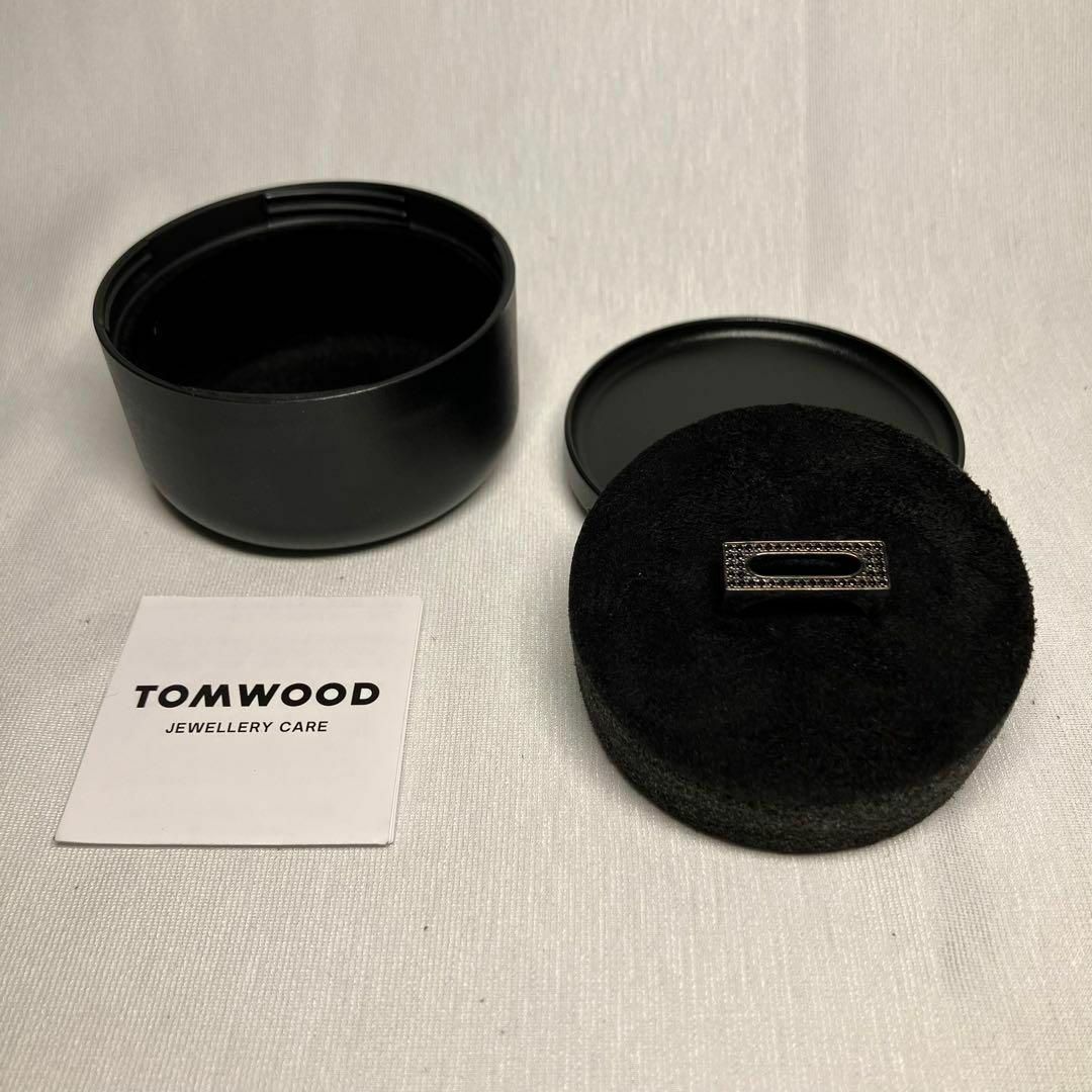 新品格安 TOM WOOD cage リング ブラックスピネル シルバー 60