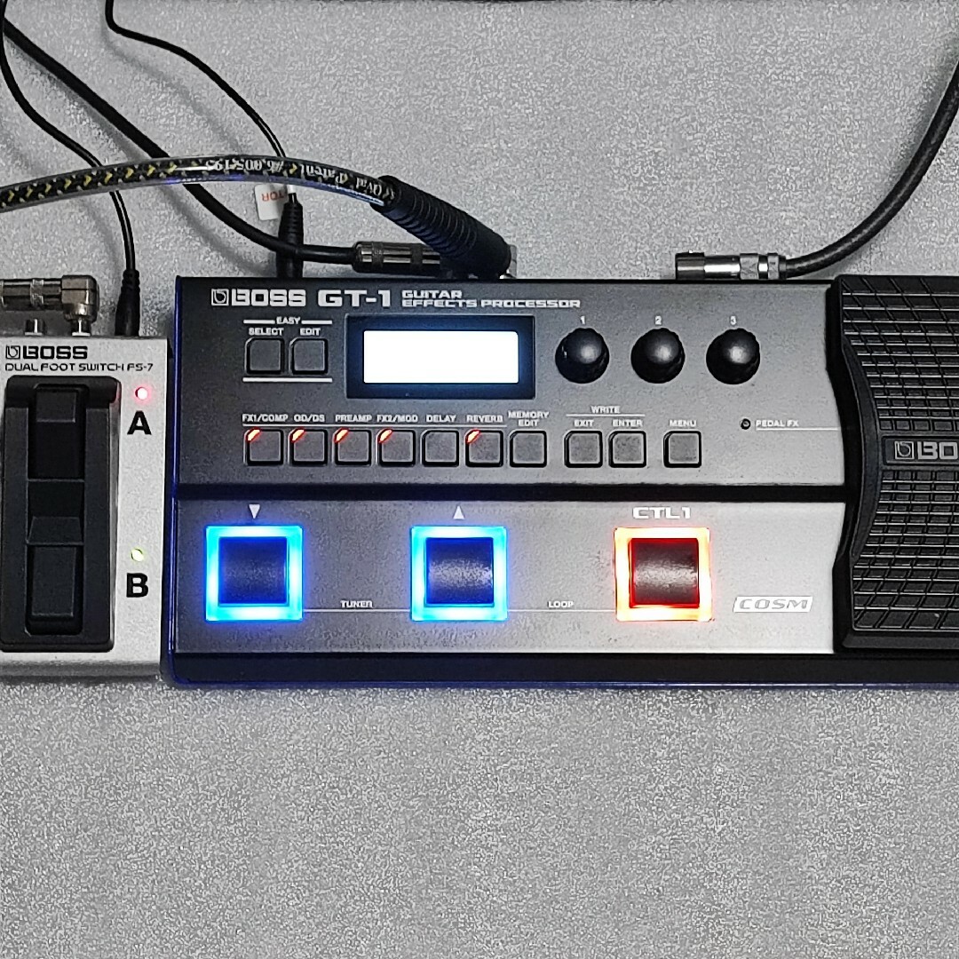 BOSS - BOSS GT-1 FS-7 ギター マルチエフェクター アンプ