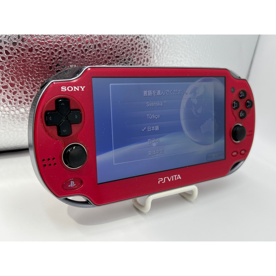 品 ゲーム PS Vita 本体 PCH-1000 レッド 動作品