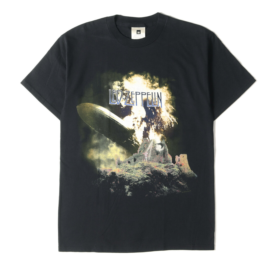 Vintage Rock Item ヴィンテージロック 90s Led Zeppelin A NEW DAY WILL DAWN クルーネック 半袖 Tシャツ WINTERLANDボディ ブラック M ロック バンド アーティスト ミュージシャン 90年代  トップス カットソー 【メンズ】