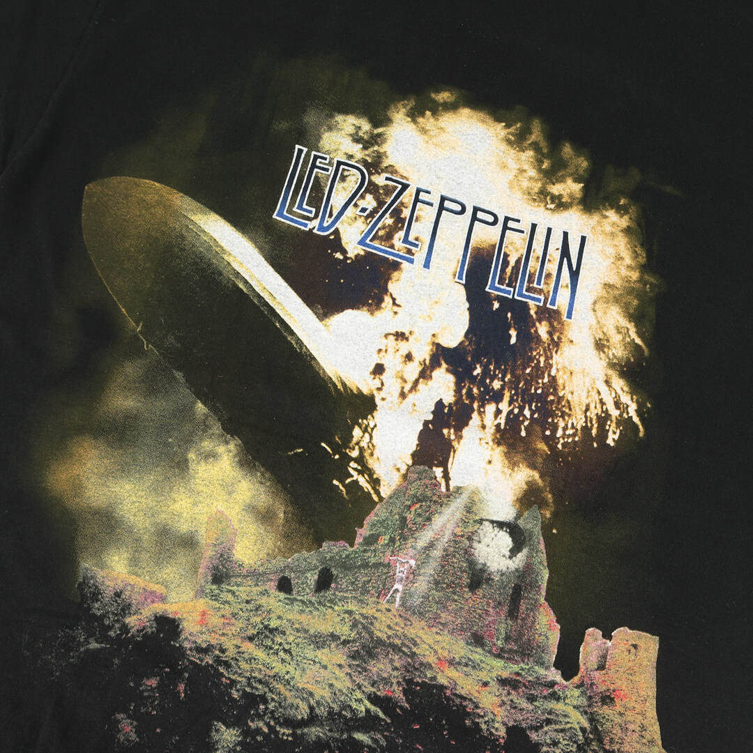 Vintage Rock Item ヴィンテージロック 90s Led Zeppelin A NEW DAY WILL DAWN クルーネック 半袖 Tシャツ WINTERLANDボディ ブラック M ロック バンド アーティスト ミュージシャン 90年代  トップス カットソー 【メンズ】 3