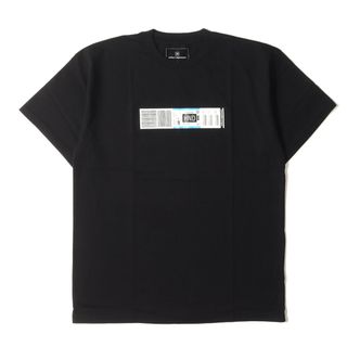 ユニフォームエクスペリメント(uniform experiment)のUNIFORM EXPERIMENT ユニフォームエクスペリメント Tシャツ サイズ:2 20SS エアラインタグ プリント クルーネック 半袖 Tシャツ AIRLINE TAG TEE ブラック 黒 トップス カットソー 【メンズ】(Tシャツ/カットソー(半袖/袖なし))