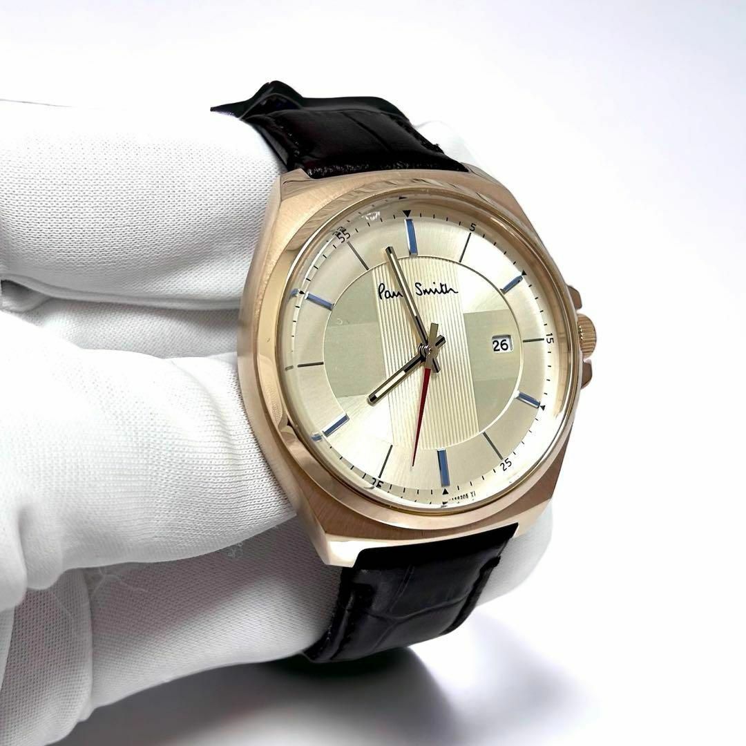 Paul Smith(ポールスミス)のポールスミス クローズドアイズ 腕時計 レザーベルト クォーツ メンズの時計(腕時計(アナログ))の商品写真