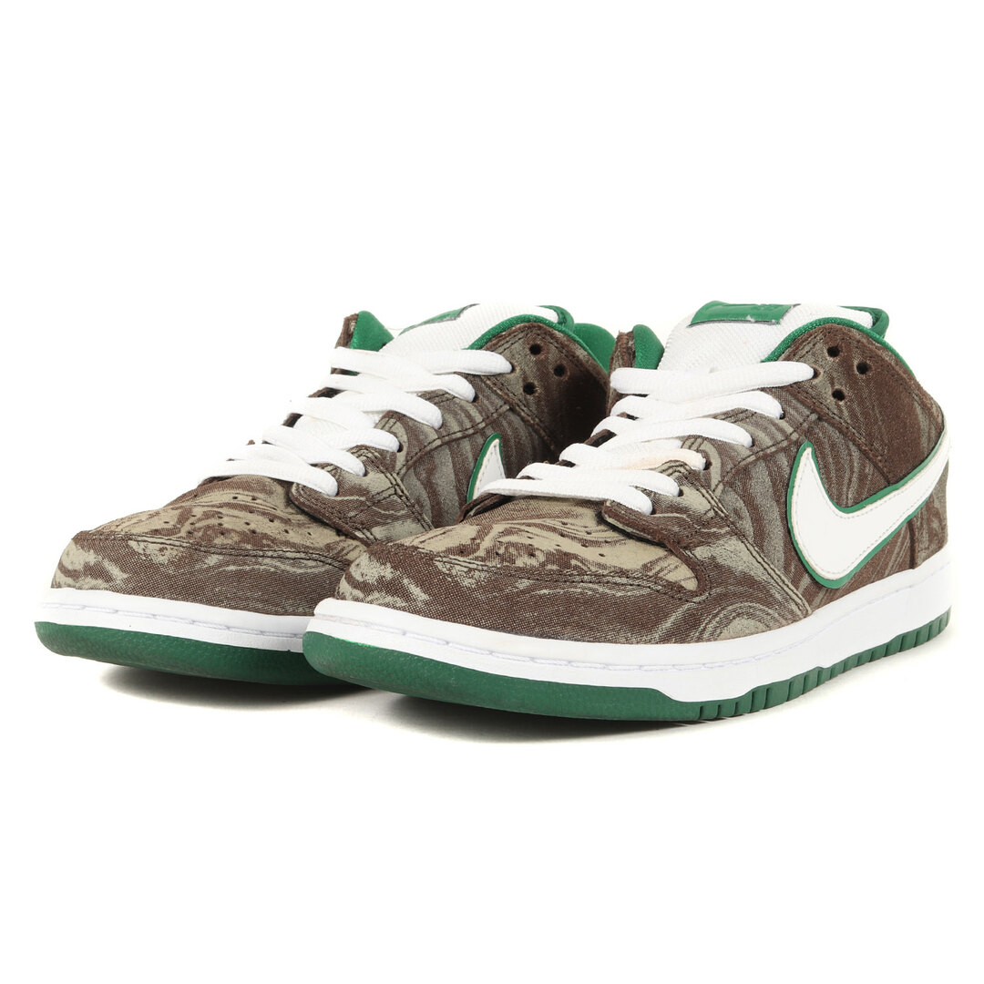 NIKE ナイキ スニーカー サイズ:28.0cm DUNK LOW PREMIUM ダンク ロー プレミアム SB COFFEE LOVERS (313170-213) カーキ ホワイト パイングリーン US10 シューズ 靴 スターバックス コラボ ブランド【メンズ】【美品