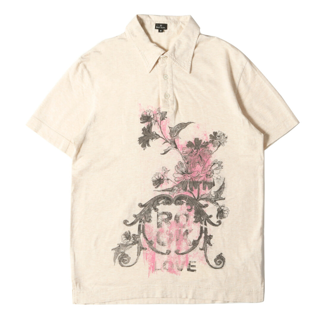 Paul Smith ポールスミス ポロシャツ サイズ:M フローラル ROCK LOVE