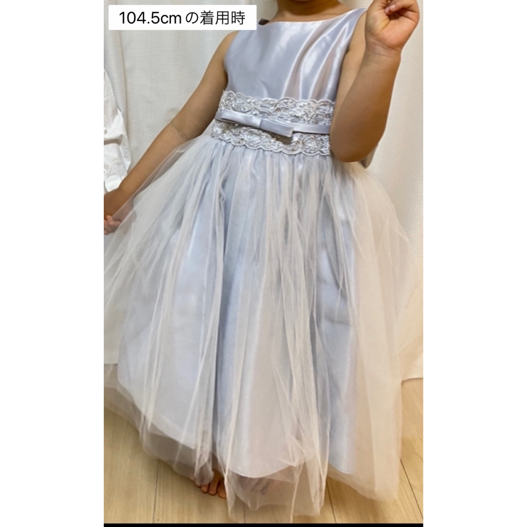 キッズドレス　100 110 120 （着用写真有り） キッズ/ベビー/マタニティのキッズ服女の子用(90cm~)(ドレス/フォーマル)の商品写真