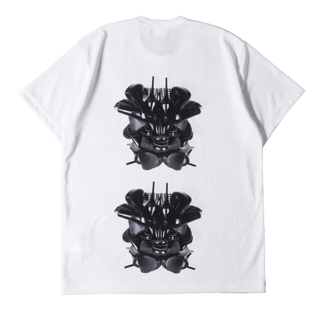 COMME des GARCONS コムデギャルソン Tシャツ サイズ:L 21AW Willie Cole コラージュ フォト グラフィック ポリエステル ジャージー クルーネック 半袖 Tシャツ PH-T019 HOMME PLUS オムプリュス ホワイト 白 日本製 トップス カットソー 【メンズ】