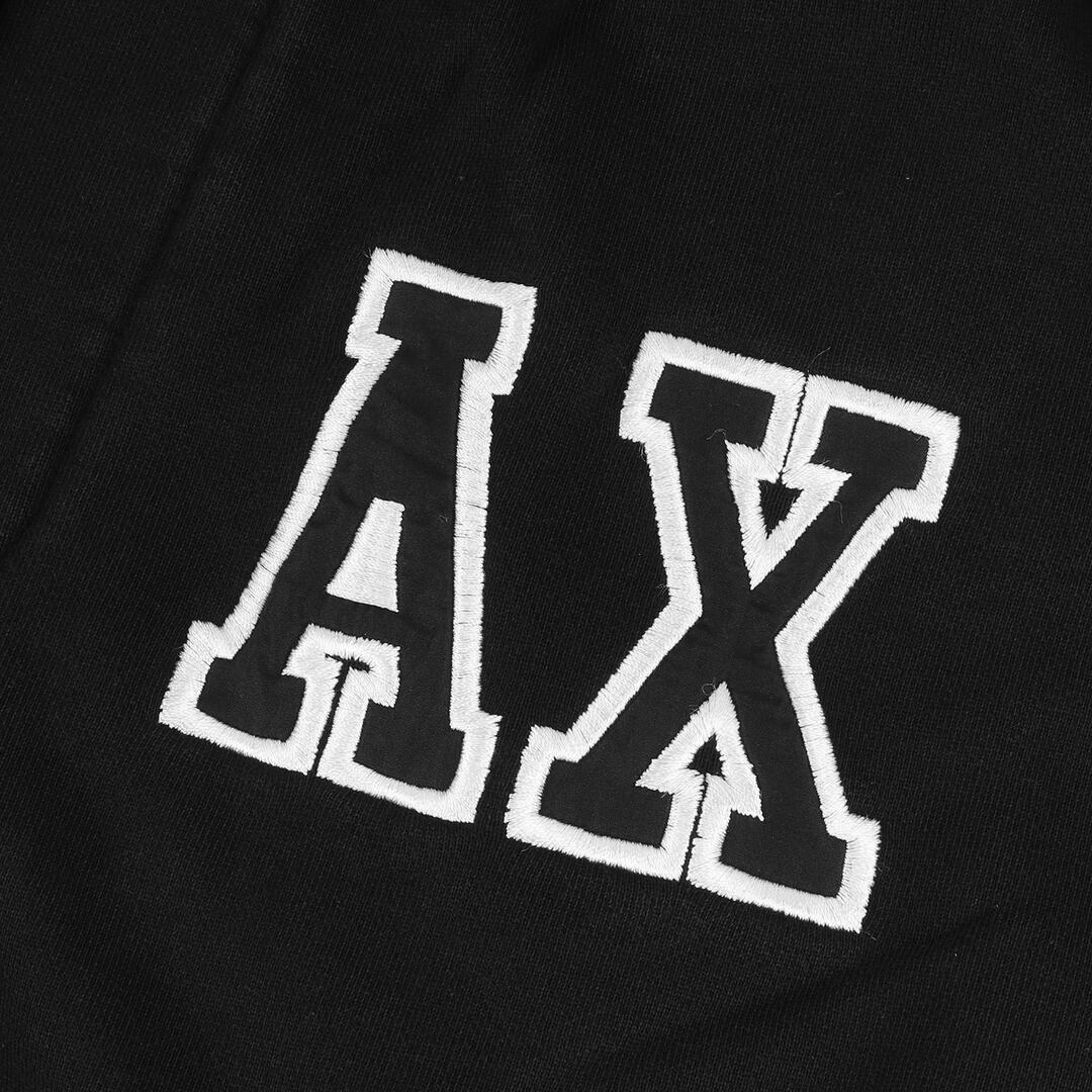 ARMANI EXCHANGE アルマーニエクスチェンジ パンツ サイズ:XL AX ロゴ ワッペン スウェット (6GZP99 ZJ1LZ) 裏毛 19AW ブラック 黒 ズボン ボトムス シンプル カジュアル ブランド【メンズ】 3