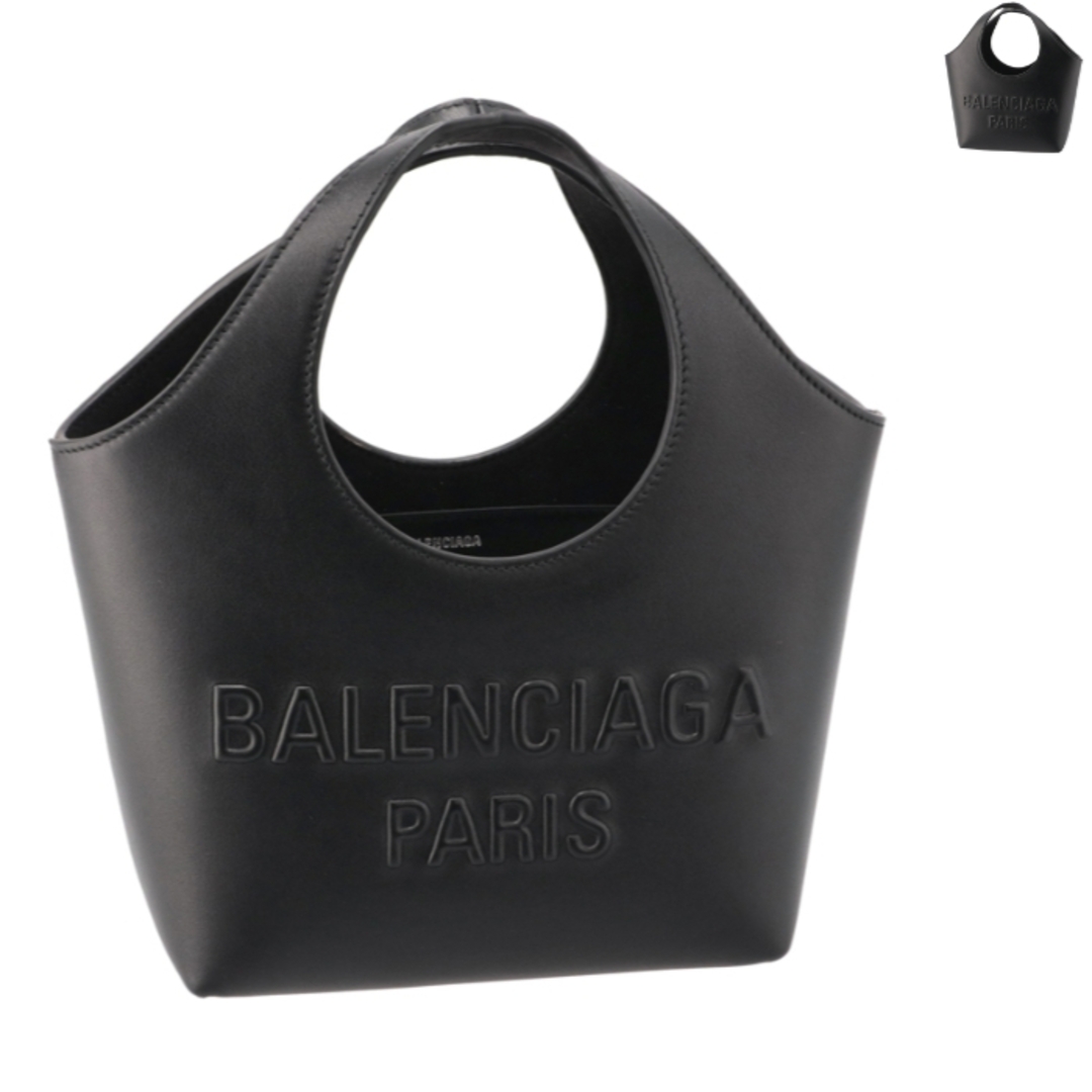 バレンシアガ BALENCIAGA トートバッグ XS MARY KATE ロゴ エンボス ミニトート ハンドバッグ 2023年秋冬新作 747036 2AAID