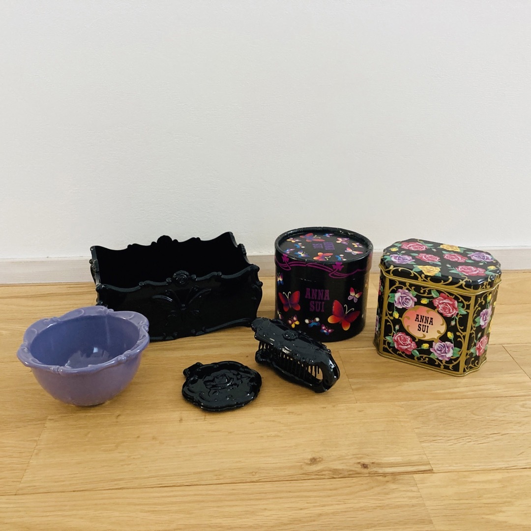 【美品】ANNA SUI アナスイ　小物入れ＆ブラシ＆ミラー他　6点セット | フリマアプリ ラクマ