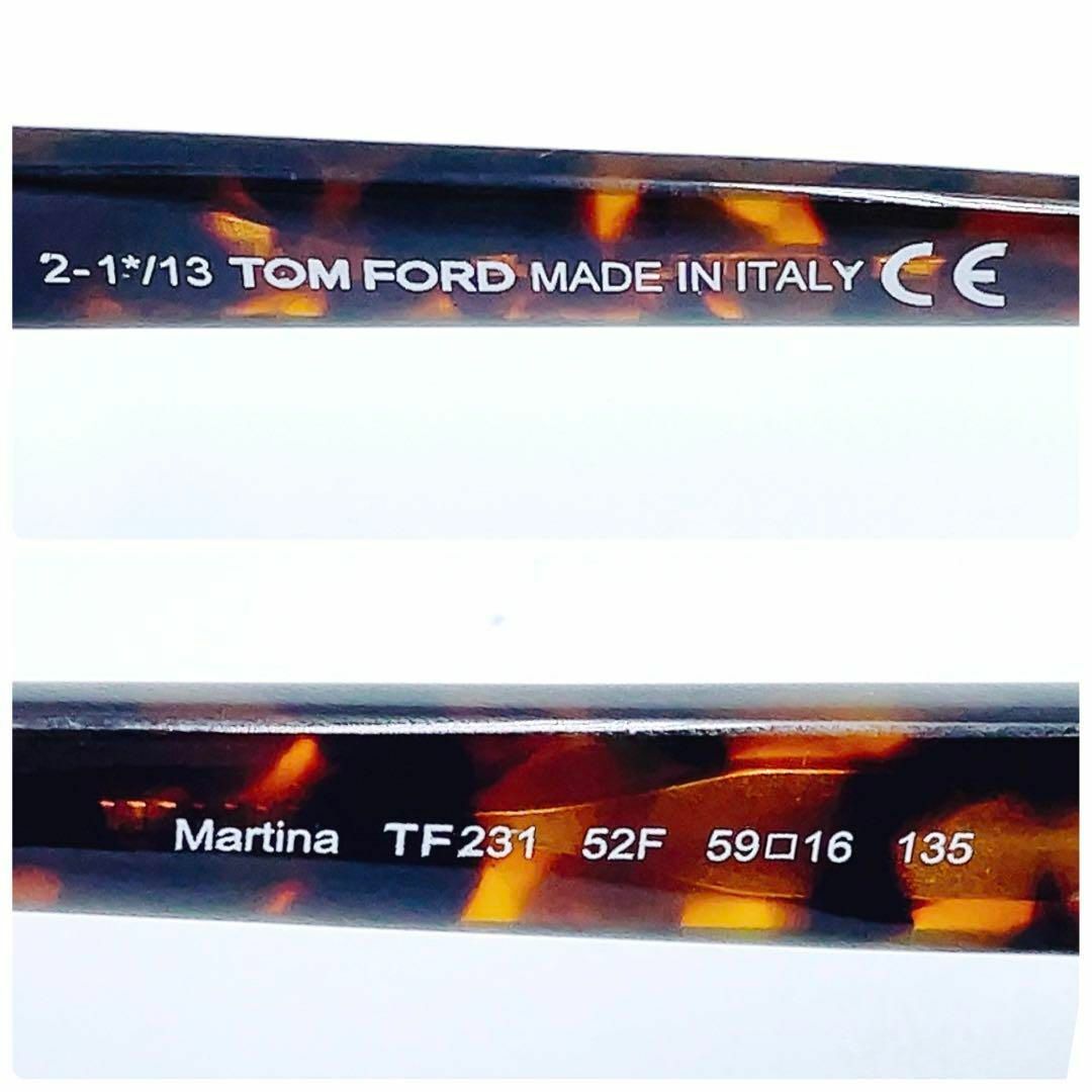 TOM FORD(トムフォード)のトムフォード　TF231(FT0231) MARTINA 52F　ユニセックス レディースのファッション小物(サングラス/メガネ)の商品写真