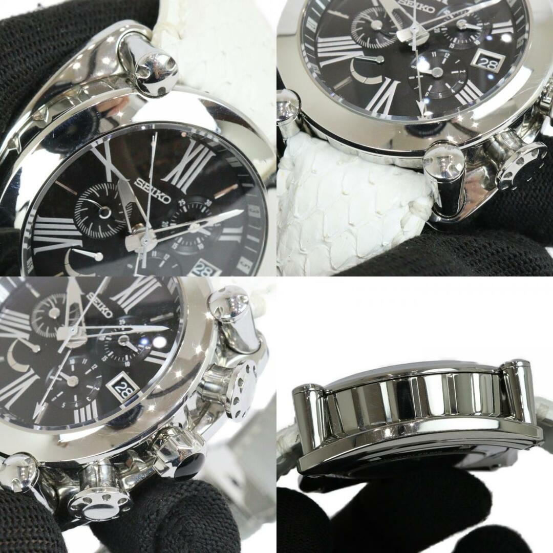 替えベルト3本付】SEIKO セイコー ガランテ クロノグラフ 替えベルト3本付】SEIKO セイコー ガランテ クロノグラフ