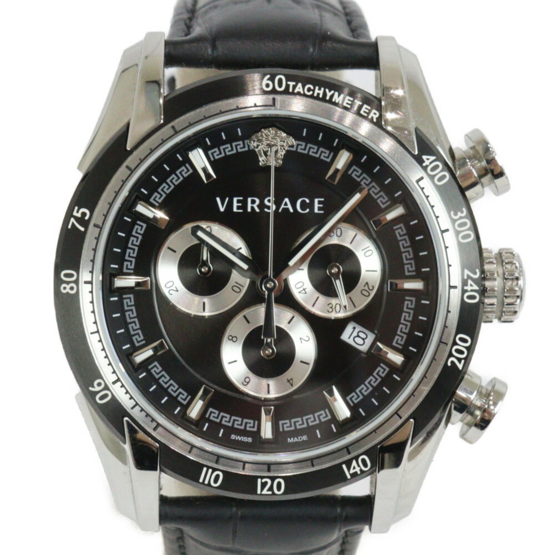 VERSACE ヴェルサーチ V-RAY クロノグラフ VEDB00118 デイト クオーツ